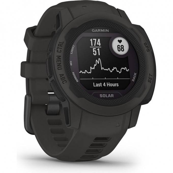 Часы GARMIN INSTINCT 2 SOLAR GRAPHITE 010-02627-00G