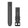Ремешок GARMIN QUICKFIT 22 силиконовые, графитовые 010-13280-09
