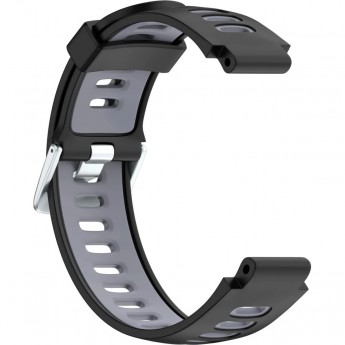 Ремешок сменный для GARMIN FORERUNNER 735, черно-серый Ремешок сменный для GARMIN FORERUNNER 735, черно-серый