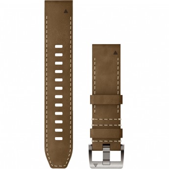 Ремешок сменный GARMIN QuickFit 22 мм (кожаный) тундра-черный Ремешок сменный GARMIN QuickFit 22 мм (кожаный) тундра-черный