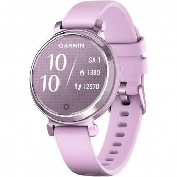 Смарт-часы GARMIN LILY 2, сиреневый металлик с сиреневым силиконовым ремешком